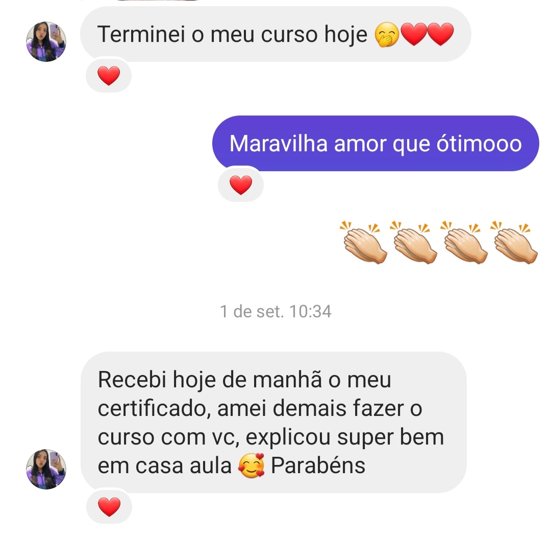 Depoimento sobre o curso de extensão cílios distribuído pela Avas Estética é bom - #6