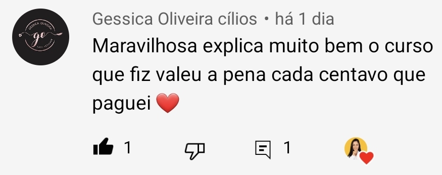 Depoimento sobre o curso de extensão cílios distribuído pela Avas Estética é bom - #9